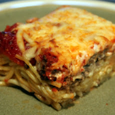 Parmesan Hamburger Spaghetti