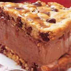 Chocolate-Chip Ice-Cream-Sandwich Cake with Butterscotch Sauce