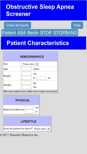 【免費醫療App】Sleep Apnea Screener-APP點子