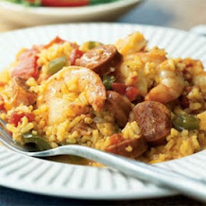 Shrimp and Sausage Paella