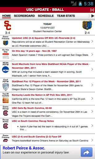 USC Football Basketball