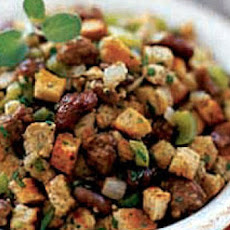 Raffy's Turkey Sausage and Chestnut Stuffing
