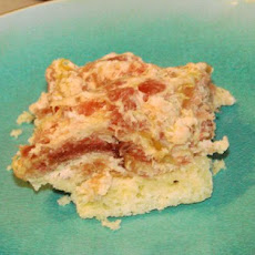 Rhubarb Squares