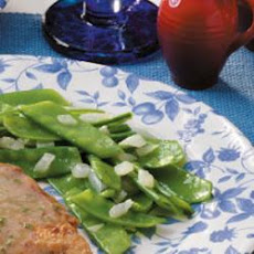 Pea Pods with Onion