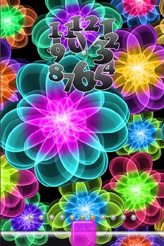 【免費個人化App】Neon Flower Theme-APP點子