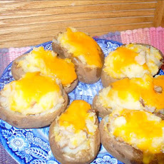 Mushroom Stuffed Potato