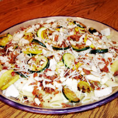 Summer Squash Alfredo Chicken