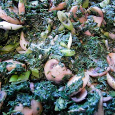 Sauteed Portabellas & Spinach