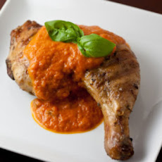 Radiatori with Tomato-Cream Sauce and Fresh Basil