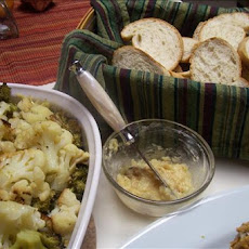 Roasted Cauliflower, Broccoli, and Garlic