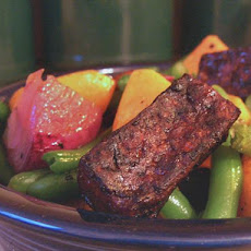 Green Beans With Butternut Squash, Tofu and Maple Syrup Glaze