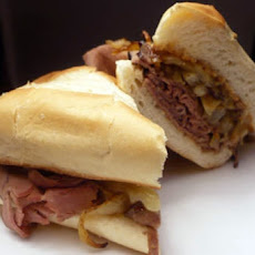 Crock Pot Roast Beef Au Jus Sandwiches