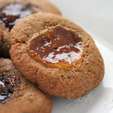 Thumbprint Cookies with Buckwheat Flour + Brown Sugar
