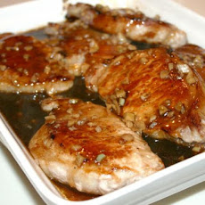 Pan Sauteed Pork Chops With Garlic-Hoisin Sauce