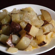 Microwaved Potato and Onions