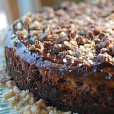 Heavenly Chipped Chocolate and Hazelnut Cheesecake