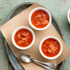 Tomato, Rice, and Sausage Soup