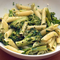 Diane Rossen Worthington's Penne with Roasted Broccoli and Pistachio Gremolata