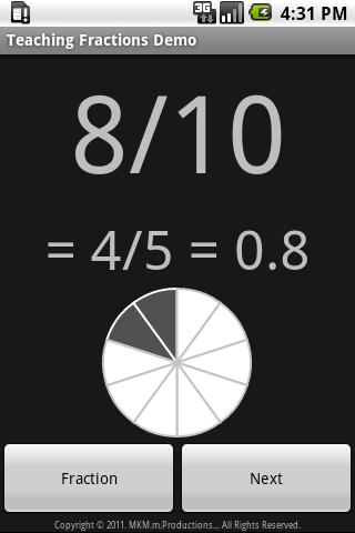 Teaching Fractions Demo