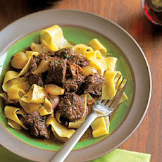 Beef Daube with Shallots and Dried Porcini
