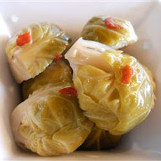 Zesty Pickled Brussels Sprouts