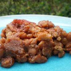 Three Meat Baked Beans
