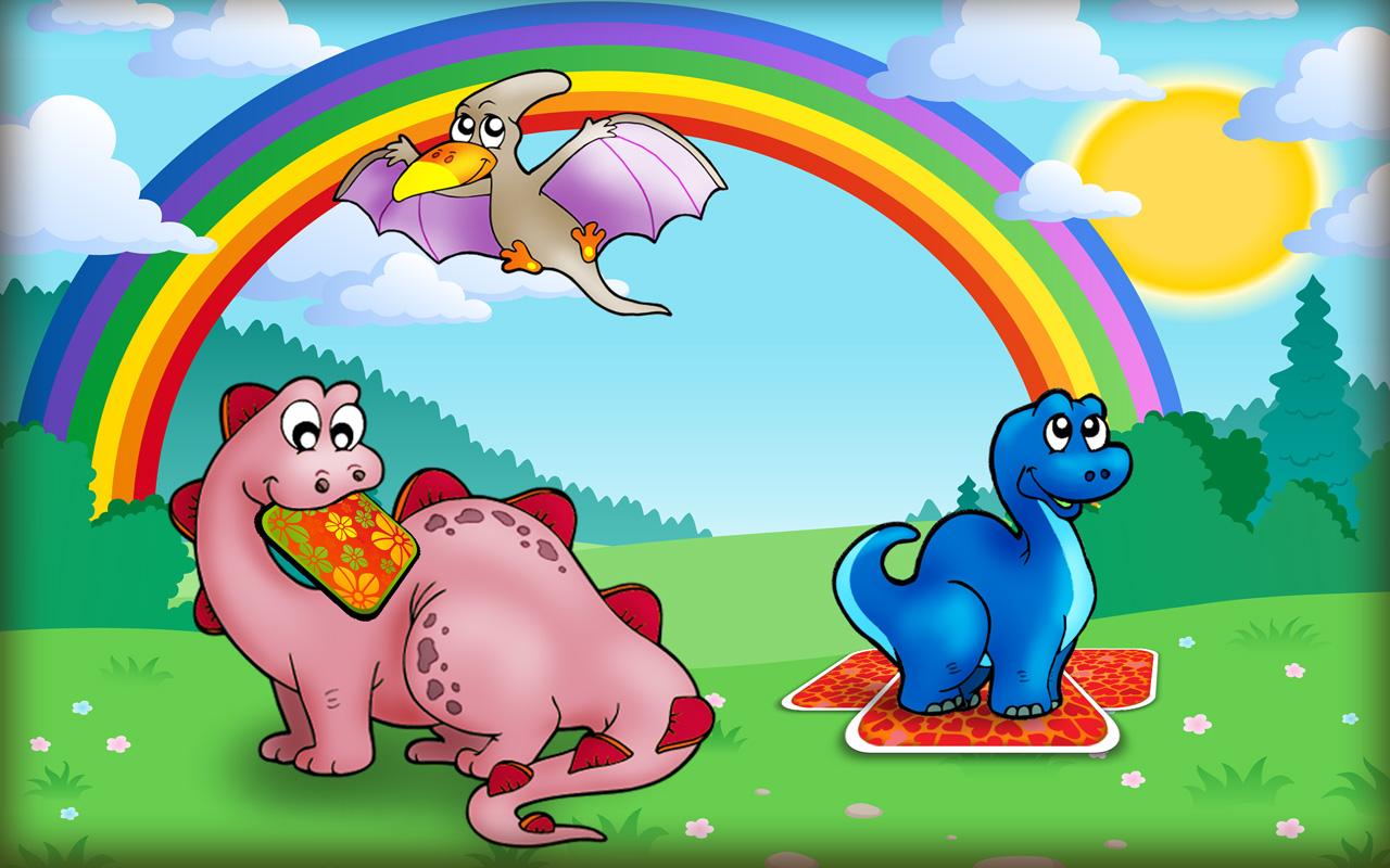 Android application Dinosaur Memo Games for Kids screenshort