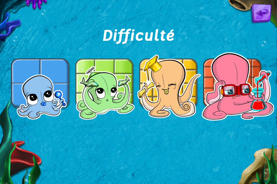 Android application Live Puzzle! Sea Animals kids screenshort
