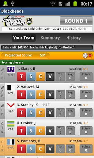 toyota-nrl-dream-team-2012 for android screenshot