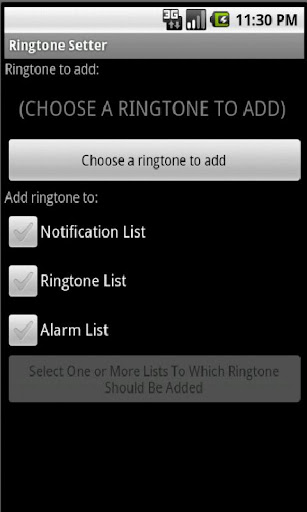 Ringtone Setter