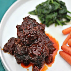 Braised Short Ribs With Porcini-Port Wine Sauce