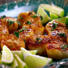 Cilantro Scallops