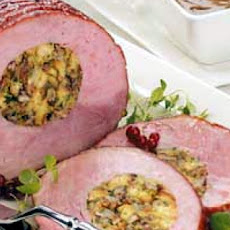 Baked Stuffed Ham