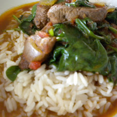Spinach and Lamb Stew
