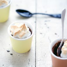 Chocolate and coconut milk creams