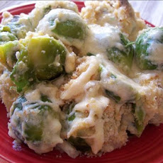 Creamy Brussels Sprouts Gratin