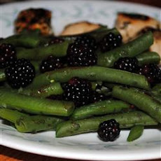 Fresh Oregano and Blackberry Green Beans