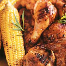 Grilled Corn with Roasted Garlic Butter