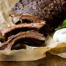 Sorghum-mustard glazed ribs