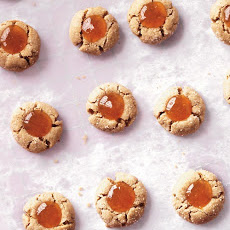 Almond and Apricot Thumbprint Cookies