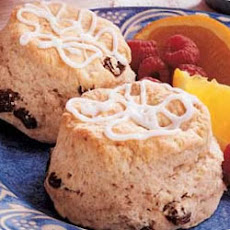 Iced Cinnamon Biscuits