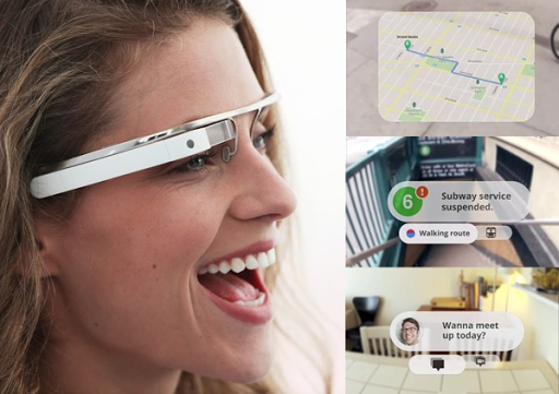 Google Glass - Augmented reality glasses functions