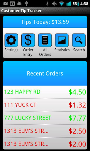 Delivery Customer Tip Tracker