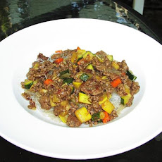 Shanghai Style Noodles With Spicy Meat Sauce