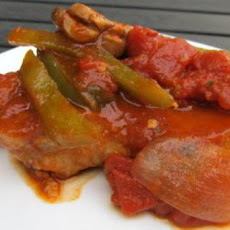 Pork Chops With An Oregano Wine Sauce