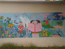 Imagine the Cool Places in the World Mural
