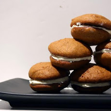 Pumpkin Whoopie Pies With Cream Cheese Filling