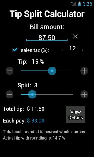 Tip Split - Tip Calculator