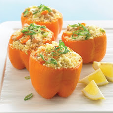 Slow-Cooker Greek Stuffed Peppers