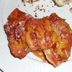 Stuffed Shells with Creamy Tomato Parmesan Sauce